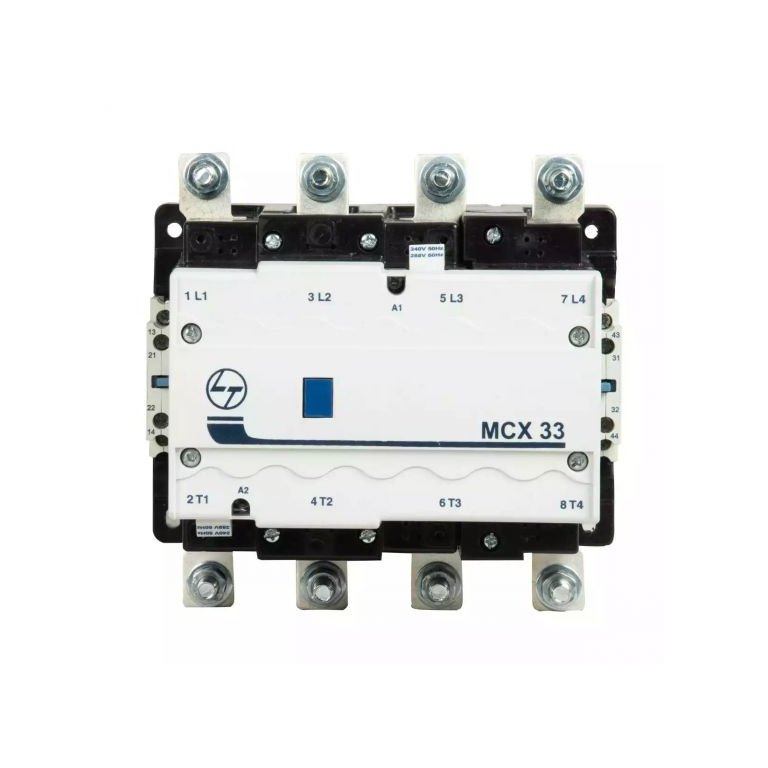 MCX Contactor 200A 4P 415V AC In Built 2NO 2NC AC-1 110V AC Coil 50 60 Hz CS97021AOOO L T CS97021AOOO cs97021booo mcx 33 fron