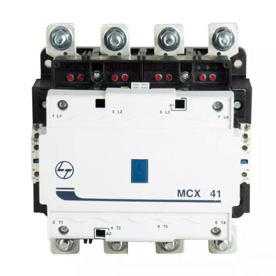 cs97023booo_mcx_41_front.jpg MCX Contactor 325A 4P 415V AC In Built 2NO 2NC AC-1 240V AC Coil 50 60 Hz L T CS97023BOOO cs97023booo mcx 41 front