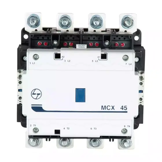 MCX Contactor 600A 4P 415V AC In Built 2NO 2NC AC-1 110V AC Coil 50 60 Hz L T CS97027AOOO cs97027booo mcx45 contactor 240v 50