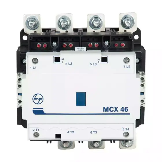 MCX Contactor 700A 4P 415V AC In Built 2NO 2NC AC-1 110V AC Coil 50 60 Hz L T CS97028AOOO cs97028booo mcx46 contactor 240v 50