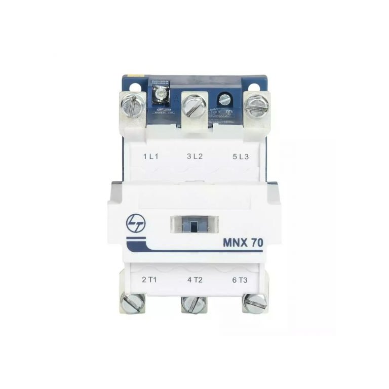 MNX Contactor 70A 3P 415V AC AC-3 240V AC Coil 50 60 Hz L T CS97076BOOO cs97076booo mnx 70 front
