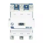 MNX Contactor 80A 3P 415V AC AC-3 220V AC Coil 50 60 Hz L T CS97077KOOO cs97077booo mnx 80 front