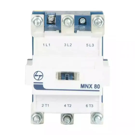 cs97077booo_mnx_80_front.jpg MNX Contactor 80A 3P 415V AC AC-3 220V AC Coil 50 60 Hz L T CS97077KOOO cs97077booo mnx 80 front