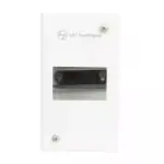 Exora DB Enclosure 3 Way Single Door IP30 L T DBENC003SD dbenc004sd enclosure 4w sd ip30 front 1