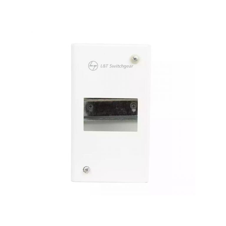 Exora DB Enclosure 3 Way Single Door IP30 L T DBENC003SD dbenc004sd enclosure 4w sd ip30 front 1