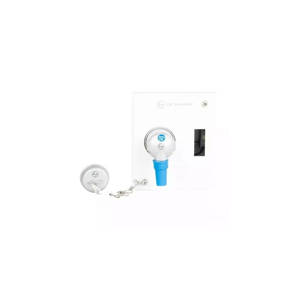 Exora DB Plug Socket 32A 3 Pin 3 Mod Single Door IP30 Metal L T DBMPS332SD dbmps120sd p s 20a2pin1mod sd ip30 metal clad fron
