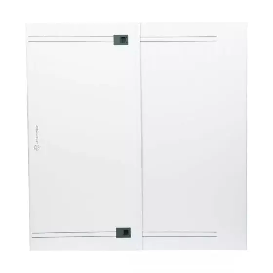 Exora DB 7 Segment 8 Way Double Door IP43 MCCB I C L T DBPGL008DD dbpgl006dd 7 seg 6w 125a mccb i c dd ip43 front
