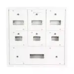 Exora DB 7 Segment 4 Way Single Door IP30 Modular I C L T DBPSG004SD dbpsg006sd 7 seg 6w sd ip30 front