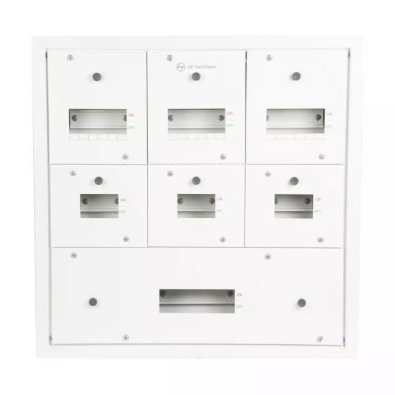 dbpsg006sd_7_seg_6w_sd_ip30_front.jpg Exora DB 7 Segment 4 Way Single Door IP30 Modular I C L T DBPSG004SD dbpsg006sd 7 seg 6w sd ip30 front