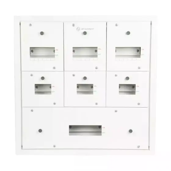 dbpsg006sd_7_seg_6w_sd_ip30_front.jpg Exora DB 7 Segment 4 Way Single Door IP30 Modular I C L T DBPSG004SD dbpsg006sd 7 seg 6w sd ip30 front