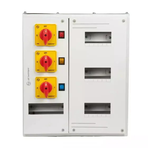dbpsr006sd_phase_selector_6w_sd_ip30_front.jpg Exora DB 63A Phase Selector 4 Way Single Door IP30 L T DBPSR004SD dbpsr006sd phase selector 6w sd ip30 front