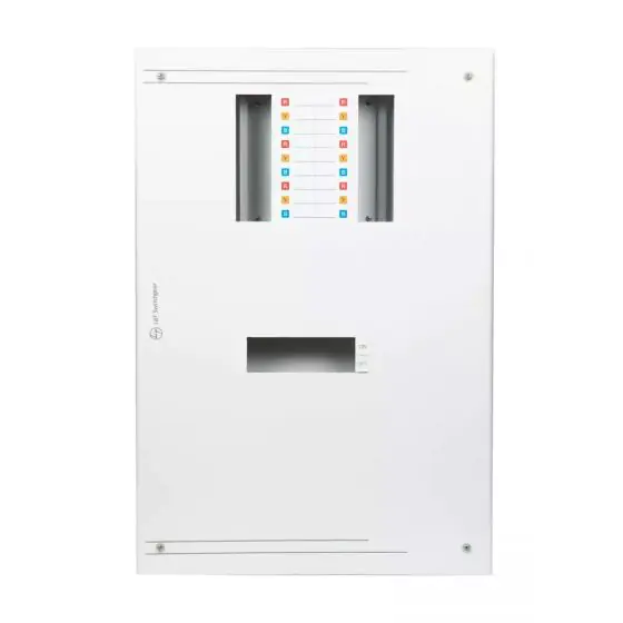 Exora DB VTPN 6 Way Single Door IP30 250A MCCB I C L T DBVTH006SD dbvth006sd vtpn 6w sd ip30 250a mccb i c front 1