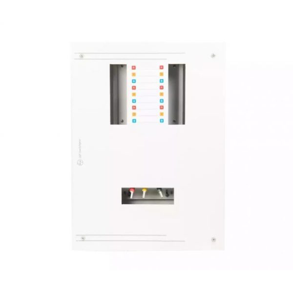 Exora DB VTPN 12 Way Single Door IP30 Modular I C L T DBVTM012SD dbvtm006sd vtpn 6w sd ip30 front