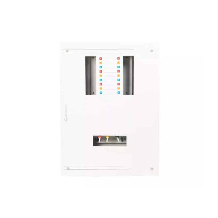 Exora DB VTPN 12 Way Single Door IP30 Modular I C L T DBVTM012SD dbvtm006sd vtpn 6w sd ip30 front