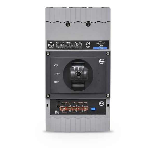 DN3-400S MCCB 400 4P 415V AC 70kA MTX1.0 50 60 Hz L T CM94153OOOOX1 dn3mtx3p