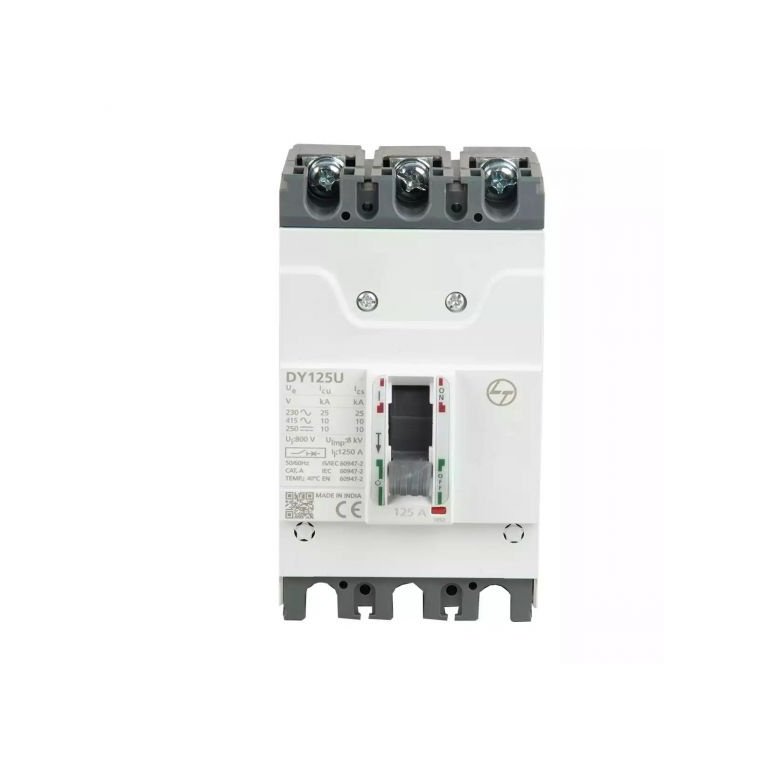 DY125U MCCB 80A 3P 415V AC 10kA Thermal Magnetic 50 60 Hz L T EM90813OOJO em90983oolo mccb dy125u 125a 3p 10ka ftfm sprd fron