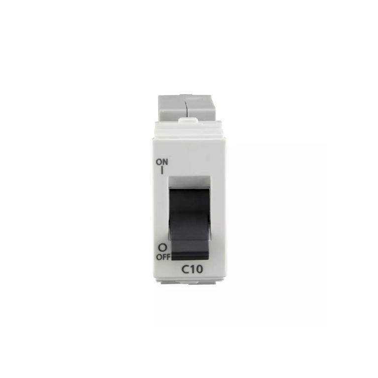 enGem 6A SP Mini MCB 3 kA White L T CB93101KW06 engem10aspminimcb3ka cb93101kw10 front
