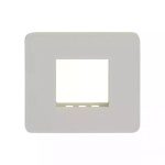 enGem 2 module grid frame 2 Module Cover White L T CB93102FW00 engem2modulegridframe2modulecover cb93102fw00 front