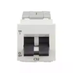 enGem 32A DP Mini MCB 3 kA White L T CB93202KW32 engem32adpminimcb3ka cb93202kw32 front