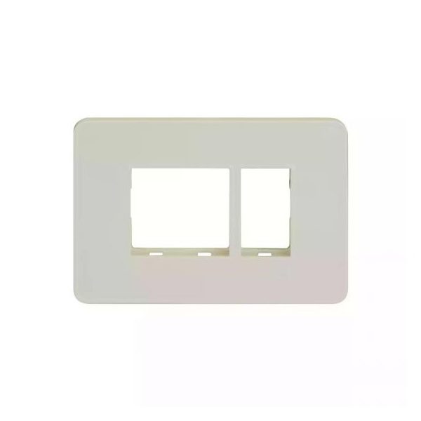 enGem 3 module grid frame 3 Module Cover White L T CB93103FW00 engem3modulegridframe3modulecover cb93103fw00 front