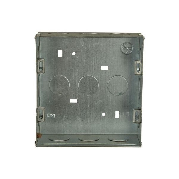 engem GI Metal Box- 8 Module Square L T CB93208WM00 engem gi metal box 8 module square cb93208wm00 front