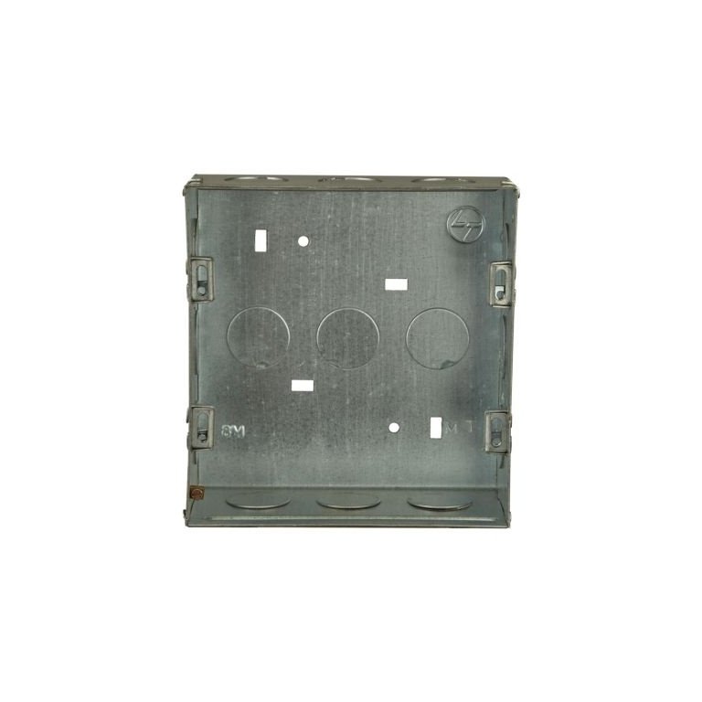 engem GI Metal Box- 8 Module Square L T CB93208WM00 engem gi metal box 8 module square cb93208wm00 front