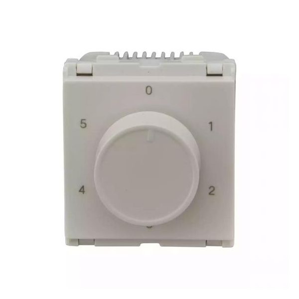 enGem fan regulator 5-Step 2M White L T CB93102RW02 engemfanregulator5 step2m cb93102rw02 front