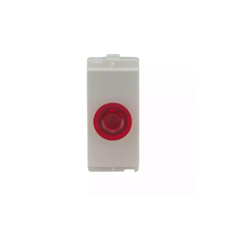 enGem LED Phase indicator 1M White L T CB93301AW00 engemledphaseindicator1m cb93301aw00 front