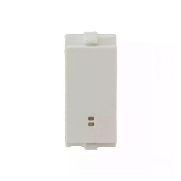 enGem Switch 1 Way 6A with indicator 1M White L T CB93301SW06 engemswitch1 way6awithindicator1m cb93301sw06 front