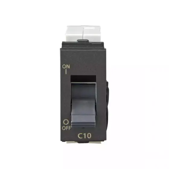 englaze 6A SP Mini MCB 3 kA M Grey L T CB92101KM06 englaze10aspminimcb3kamgrey cb92101km10 front