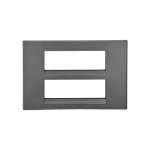 englaze 12 module plate M Grey L T CB92112FM01 englaze12moduleplatemgrey cb92112fm01 front
