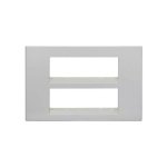 englaze 12 module plate M Silver L T CB92112FS01 englaze12moduleplatemsilver cb92112fs01 front