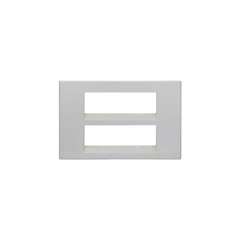 englaze 12 module plate M Silver L T CB92112FS01 englaze12moduleplatemsilver cb92112fs01 front