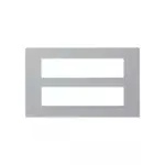 englaze 16 M Glass plate S Silver L T CB92116FS02 englaze16mglassplatessilver cb92116fs02 front