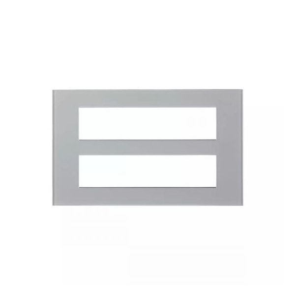 englaze 16 M Glass plate S Silver L T CB92116FS02 englaze16mglassplatessilver cb92116fs02 front