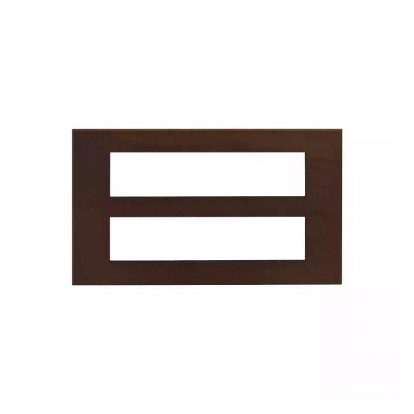 englaze 16 M Mocha Wood plate L T CB92116FM04 englaze16mmochawoodplate cb92116fm04 front