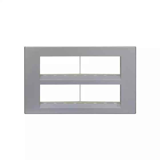 englaze16moduleplatemsilver_cb92116fs01_front.jpg englaze 16 module plate M Silver L T CB92116FS01 englaze16moduleplatemsilver cb92116fs01 front
