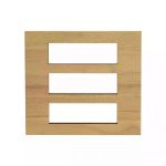 englaze 18 M Beige Wood plate L T CB92118FB04 englaze18mbeigewoodplate cb92118fb04 front