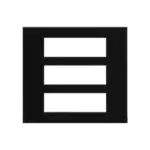 englaze 18 M Glass plate M Black L T CB92118FB02 englaze18mglassplatemblack cb92118fb02 front
