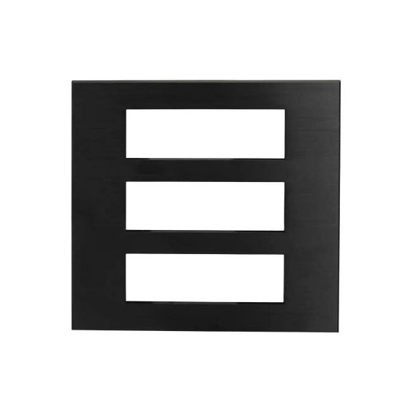 englaze 18 M Metal plate S Black L T CB92118FB03 englaze18mmetalplatesblack cb92118fb03 front