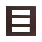 englaze 18 M Mocha Wood plate L T CB92118FM04 englaze18mmochawoodplate cb92118fm04 front