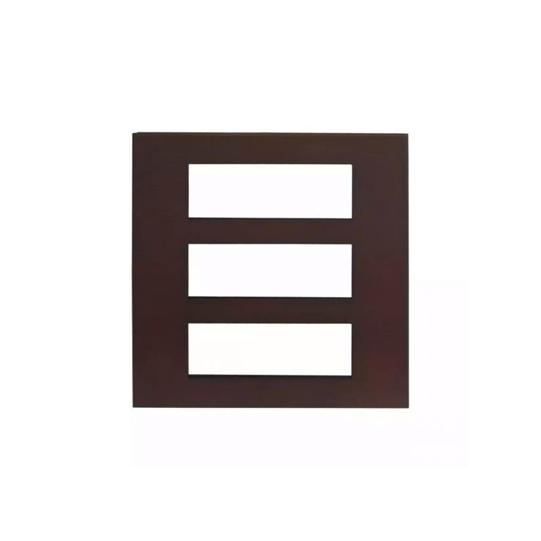 englaze 18 M Mocha Wood plate L T CB92118FM04 englaze18mmochawoodplate cb92118fm04 front