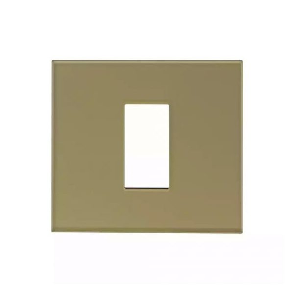 englaze 1 module Glass plate C Gold L T CB92101FC02 englaze1moduleglassplatecgold cb92101fc02 front