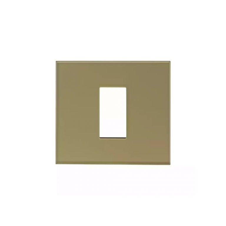 englaze 1 module Glass plate C Gold L T CB92101FC02 englaze1moduleglassplatecgold cb92101fc02 front