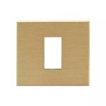 englaze 1 module Metal plate M Gold L T CB92101FG03 englaze1modulemetalplatemgold cb92101fg03 front