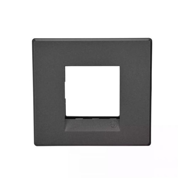 englaze 1 module plate M Grey L T CB92101FM01 englaze2moduleplatemgrey cb92102fm01 front