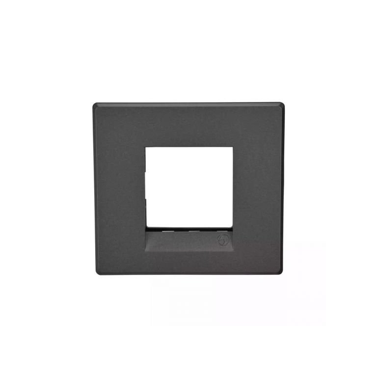 englaze 1 module plate M Grey L T CB92101FM01 englaze2moduleplatemgrey cb92102fm01 front