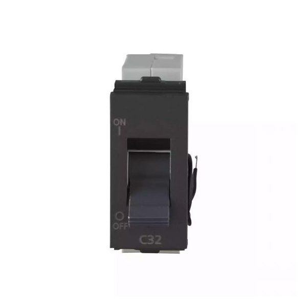 englaze 32A SP Mini MCB 3 kA M Grey L T CB92101KM32 englaze32aspminimcb3kamgrey cb92101km32 front