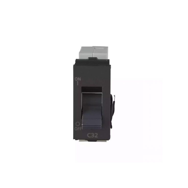 englaze 32A SP Mini MCB 3 kA M Grey L T CB92101KM32 englaze32aspminimcb3kamgrey cb92101km32 front