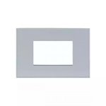englaze 8M Glass plate Horztl S Silver L T CB92108FS02 englaze3moduleglassplatessilver cb92103fs02 front 1